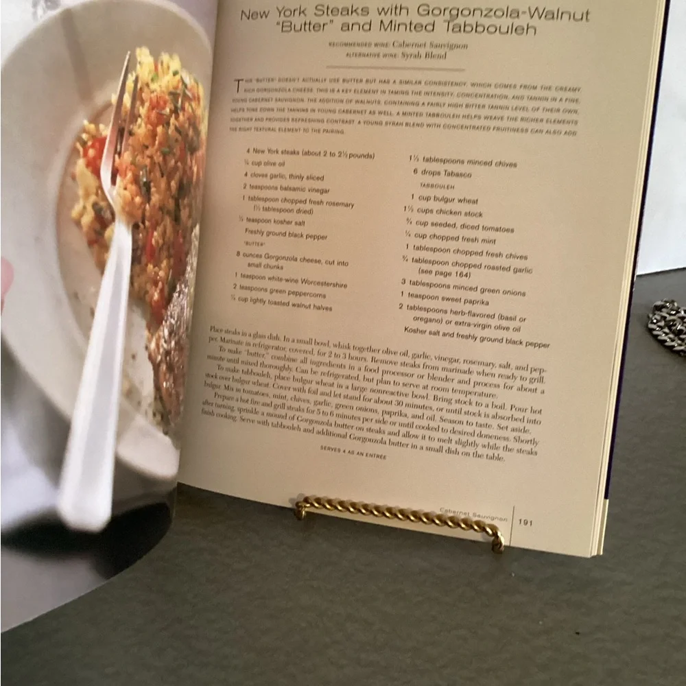 The Wine Lover's Cookbook with ideas to pair your wine & food & recipes ideas.